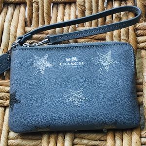 Coach Silver Star Wristlet